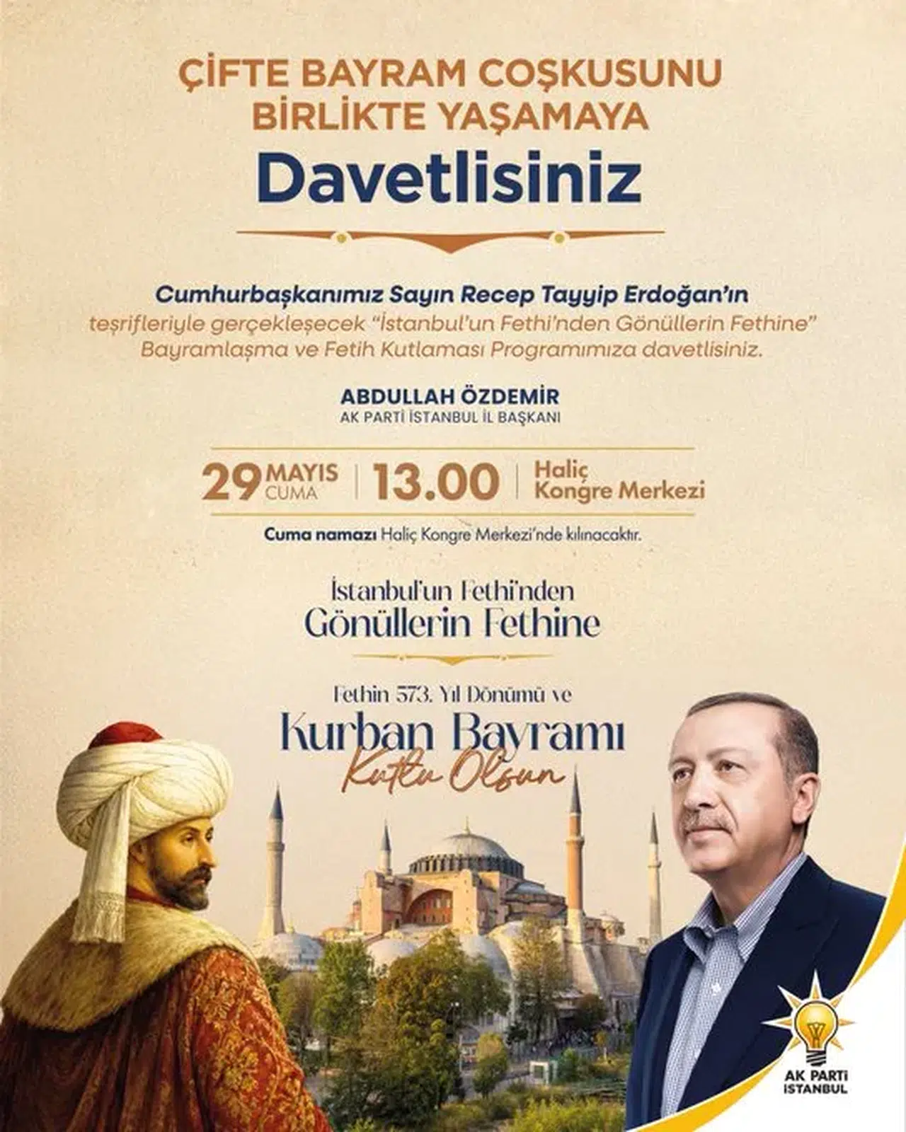 İstanbul’da Çifte Bayram Coşkusu: Fetih ve Bayram Kutlaması
