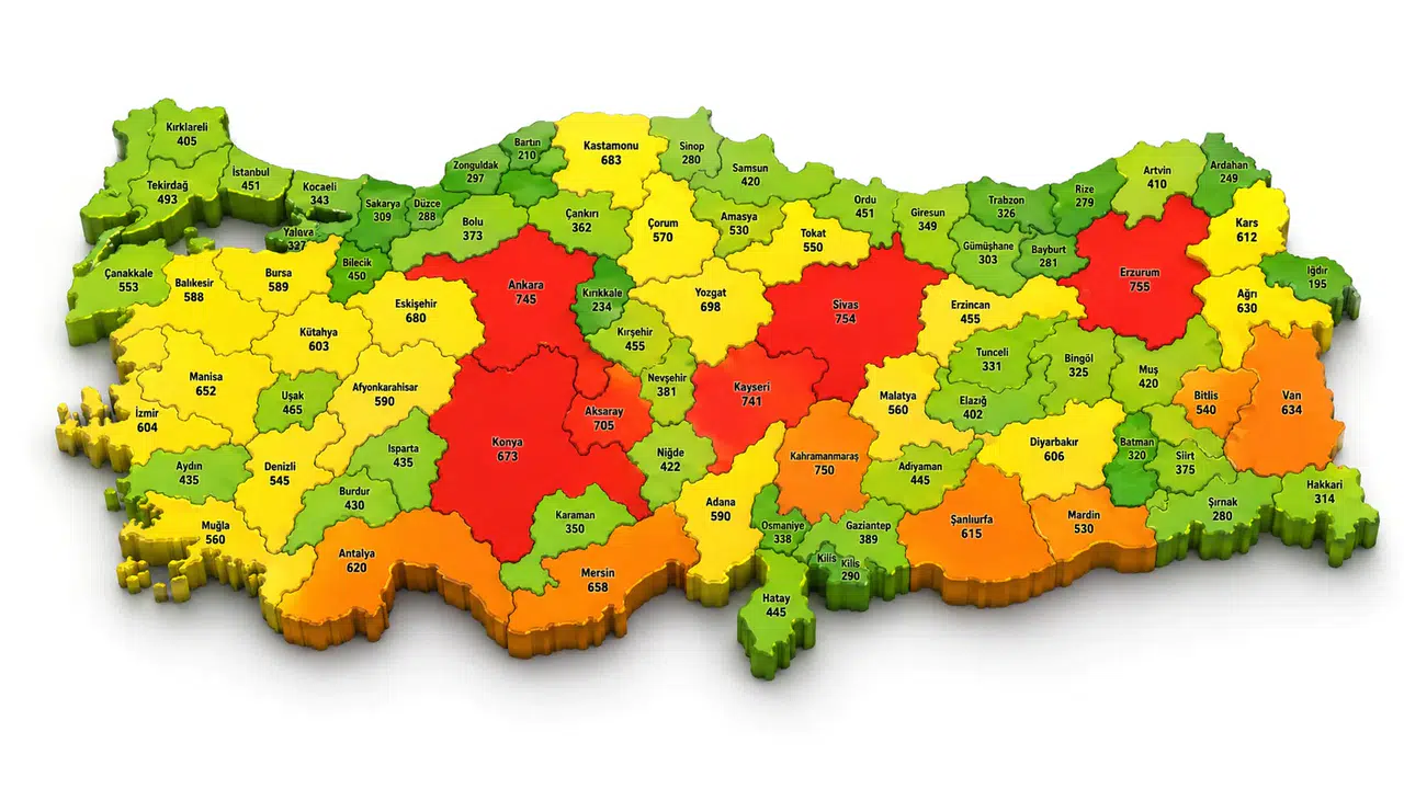 Kahramanmaraş Türkiye’nin 12. Büyük İli Oldu