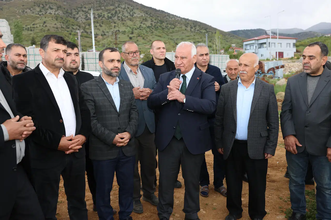 Göksun Kanlıkavak Mahallesi’nde Gökçegöz Camii’nin Temeli Atıldı