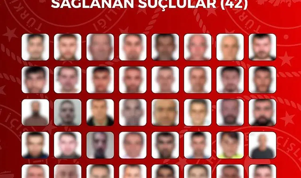 Kırmızı Bültenli 90 Suçlu Türkiye’de