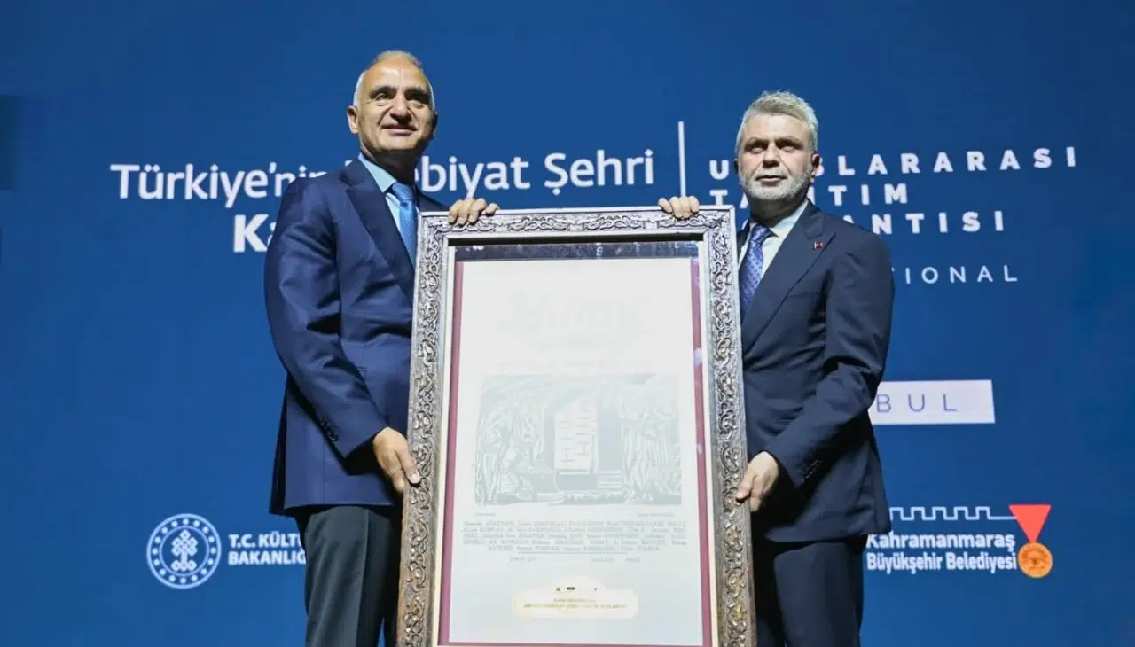 Kahramanmaraş UNESCO’nun İlk Türk Edebiyat Şehri Oldu