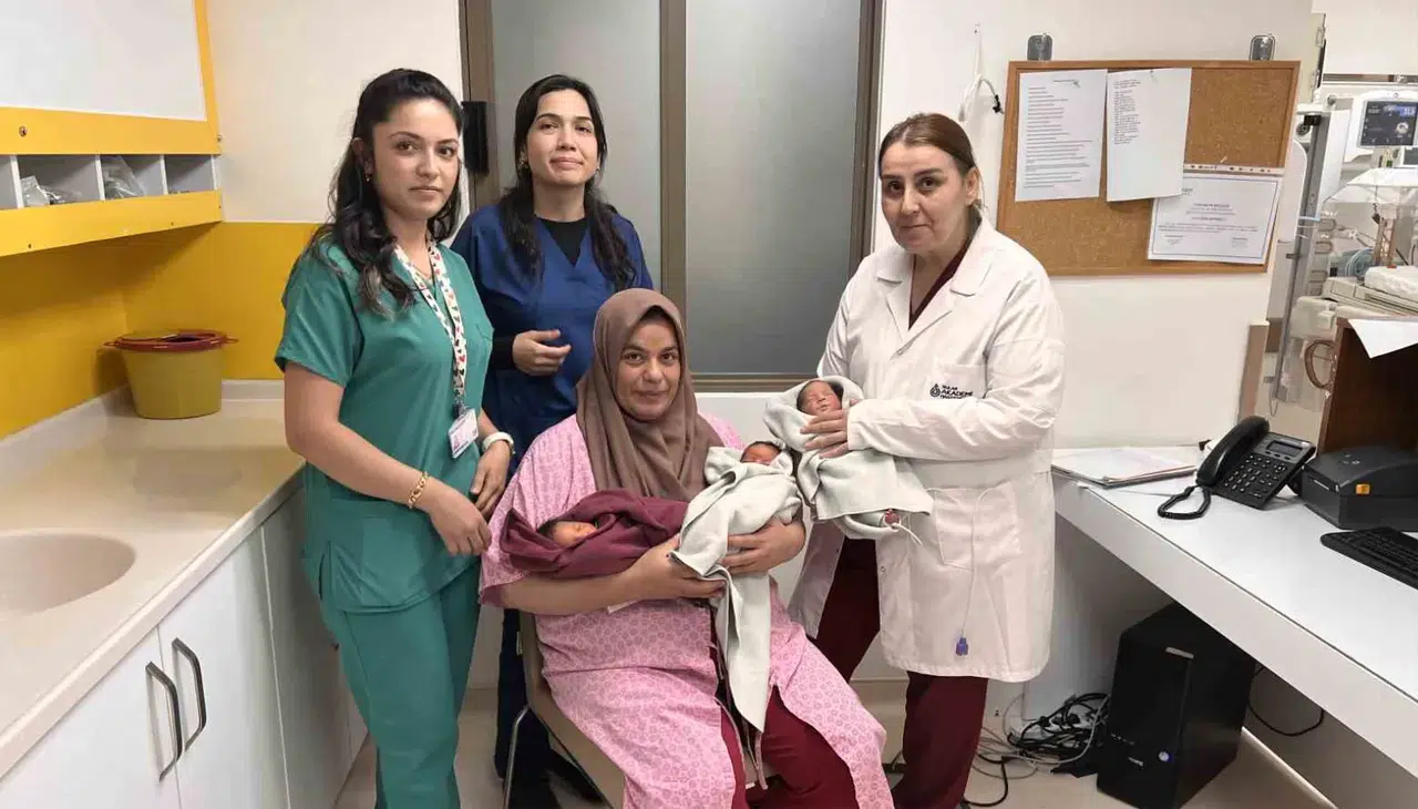 10 Yıllık Özlem Üçüz Bebek Sevinciyle Son Buldu