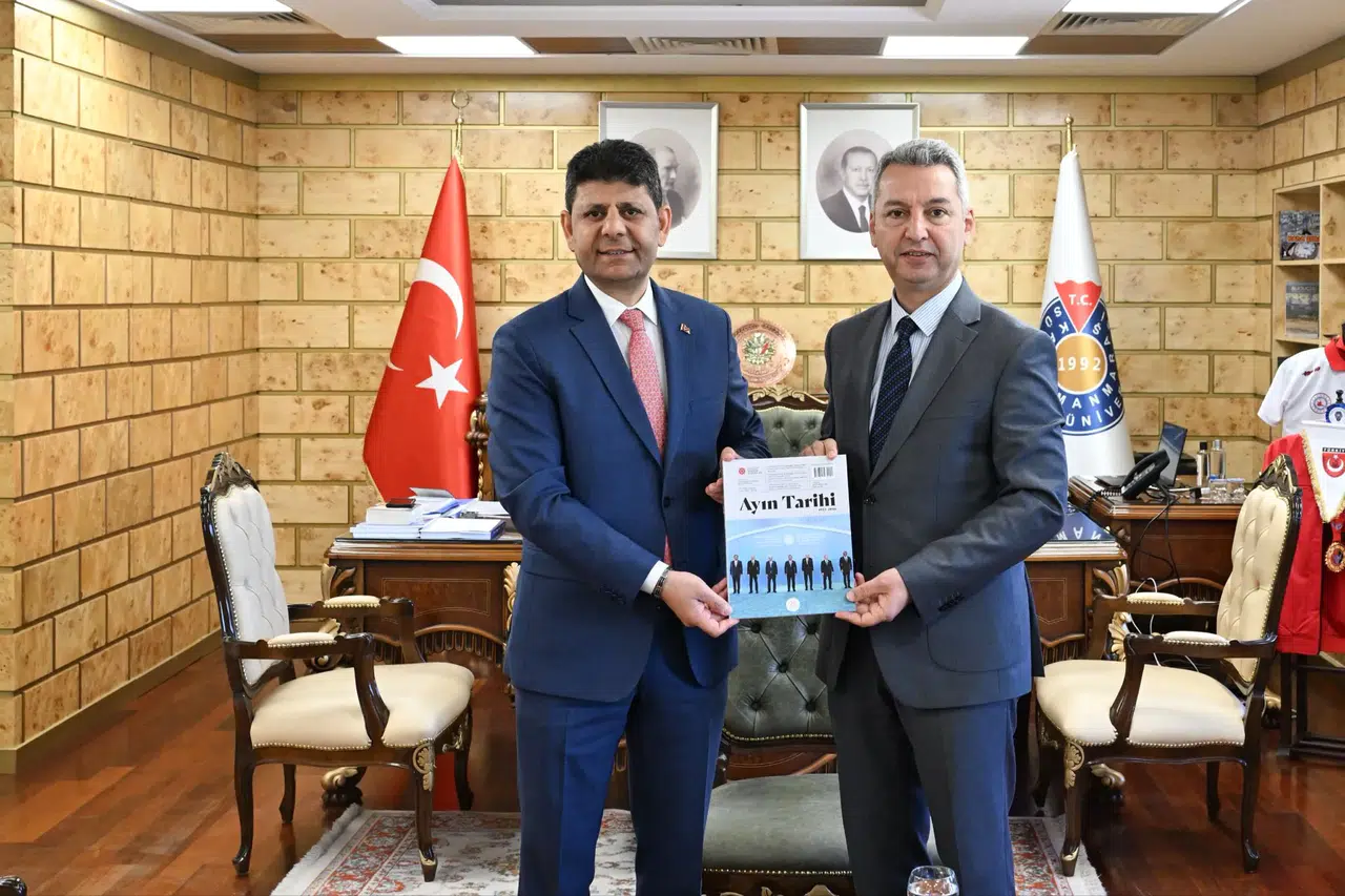 İletişim Başkanlığı Bölge Müdürü Taşkın KSÜ’yü Ziyaret Etti