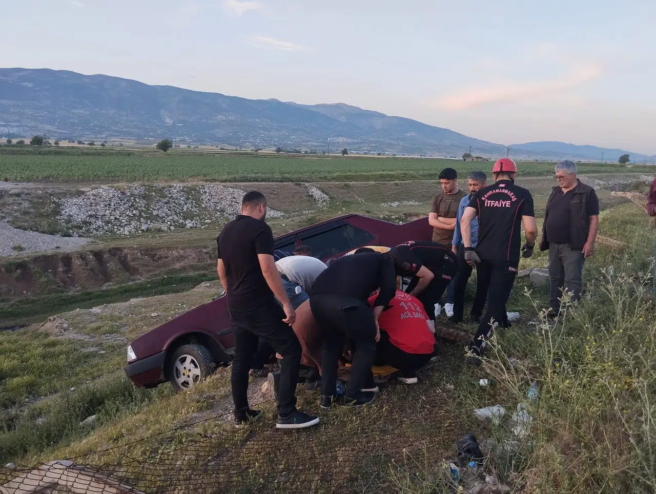 Karacasu’da Tek Taraflı Kaza: 1 Yaralı