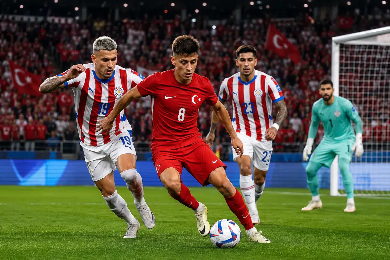 Türkiye-Paraguay Maçı Başladı! Milliler Kritik Sınavda