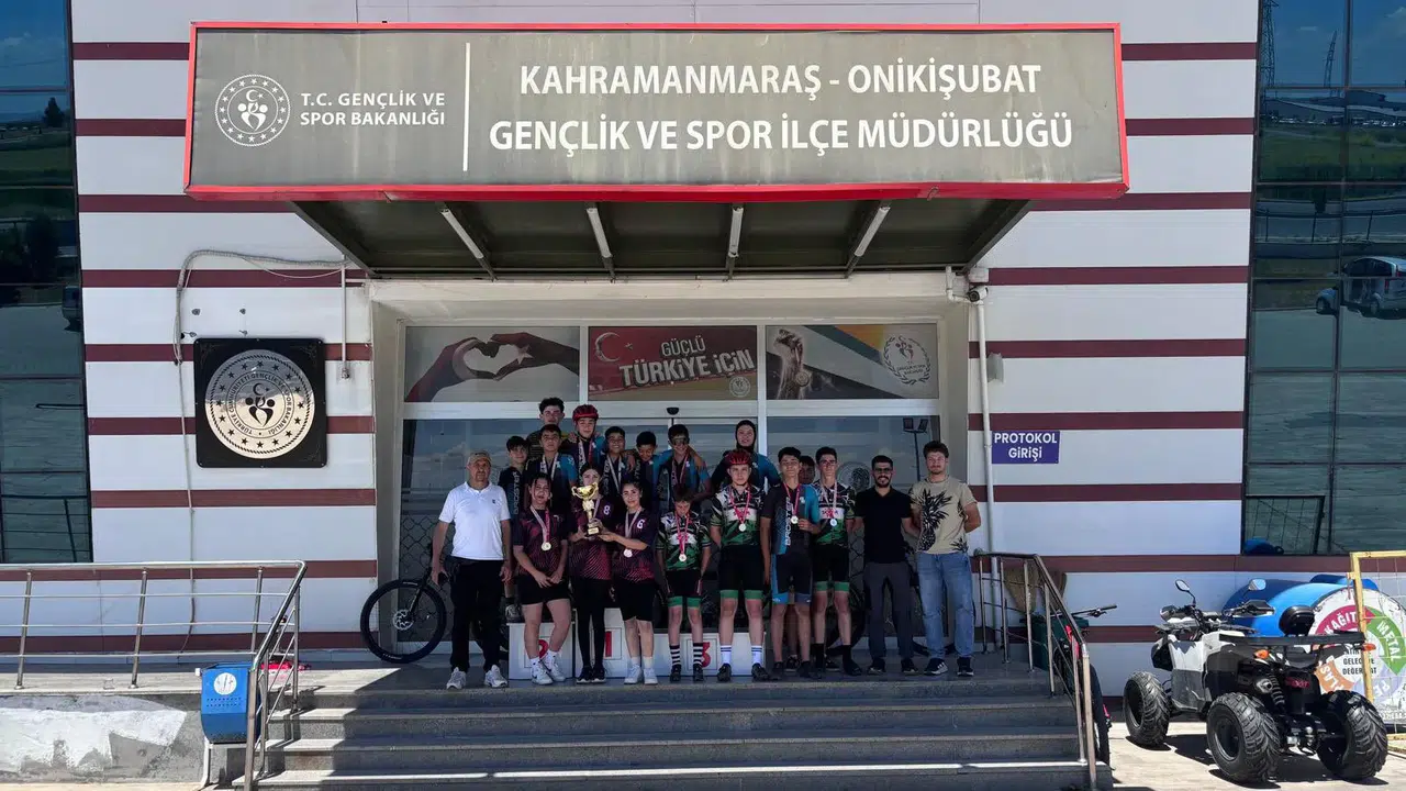 Kahramanmaraş’ta Okul Sporları Bisiklet Müsabakaları Tamamlandı
