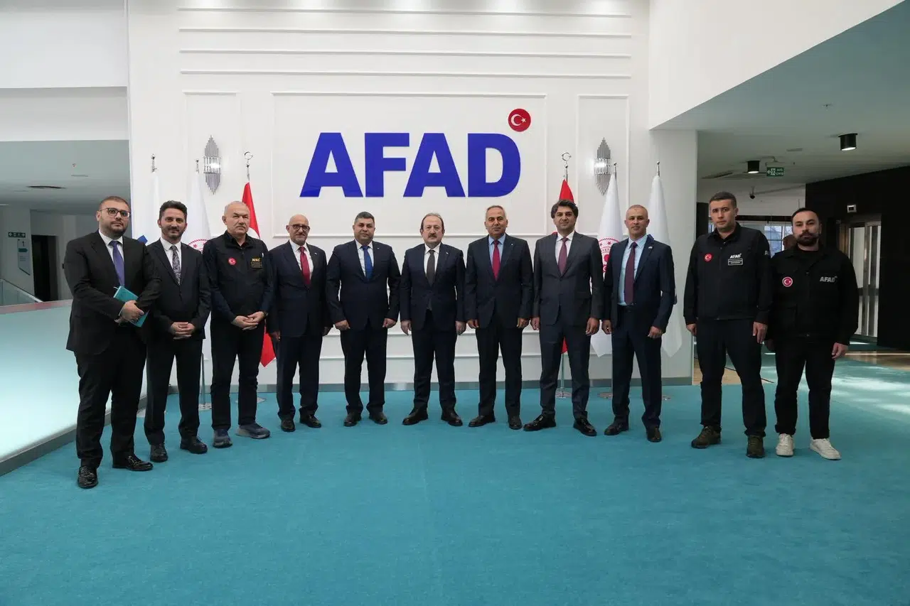 Filistin Sivil Savunma Heyetinden AFAD’a Ziyaret