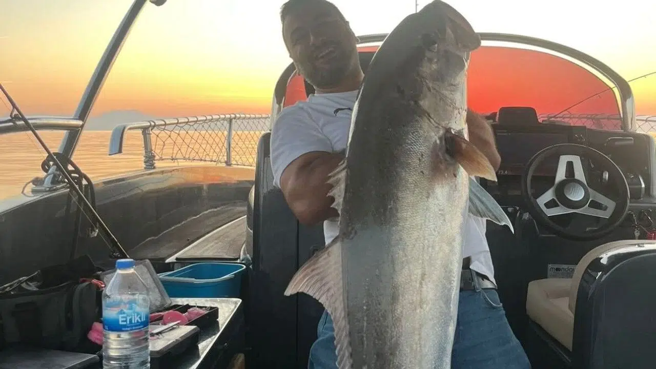 Balıkçılar 56 Kiloluk Akya Yakaladı