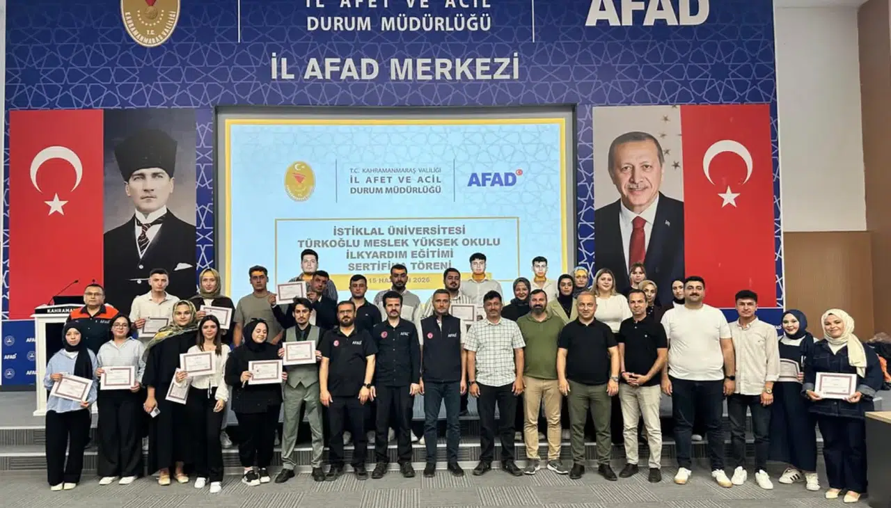 AFAD’dan Üniversitelilere İlk Yardım Sertifikası