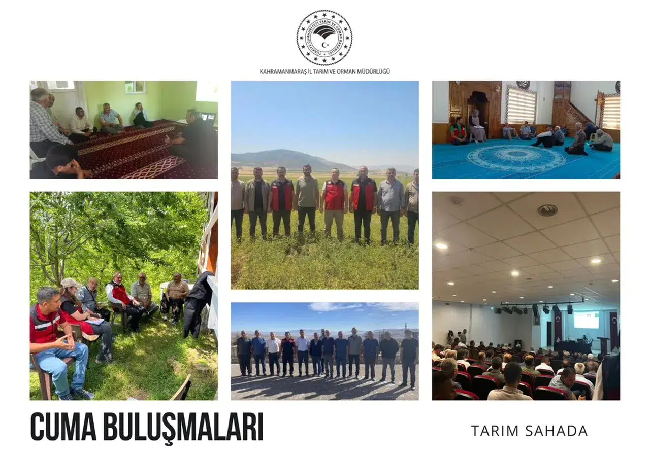 Kahramanmaraş'ta Çiftçilerle 79. Cuma Buluşması Gerçekleştirildi