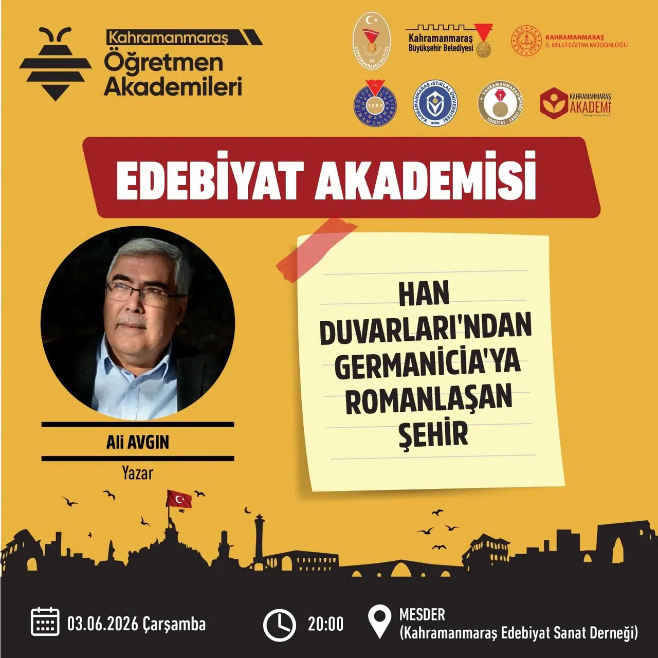 Kahramanmaraş’ta Edebiyat Söyleşisi