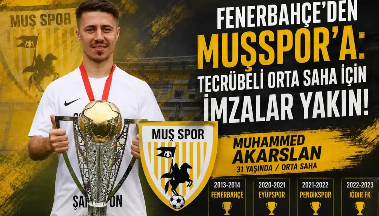 Muşspor, Muhammed Akarslan Transferinde Sona Yaklaştı