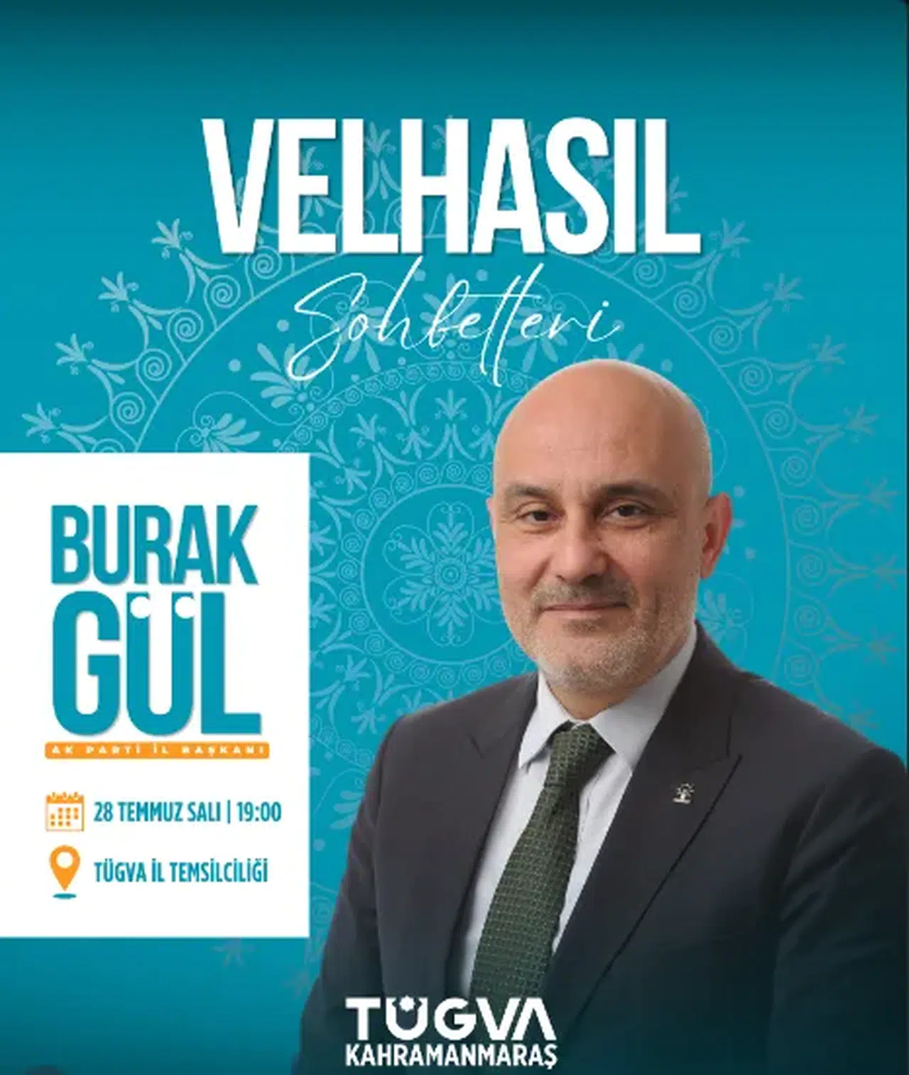 Burak Gül, Velhasıl Sohbetleri’ne Konuk Olacak