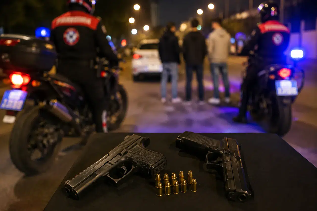 Kahramanmaraş’ta Trafik Kontrolünde 2 Ruhsatsız Silah Ele Geçirildi