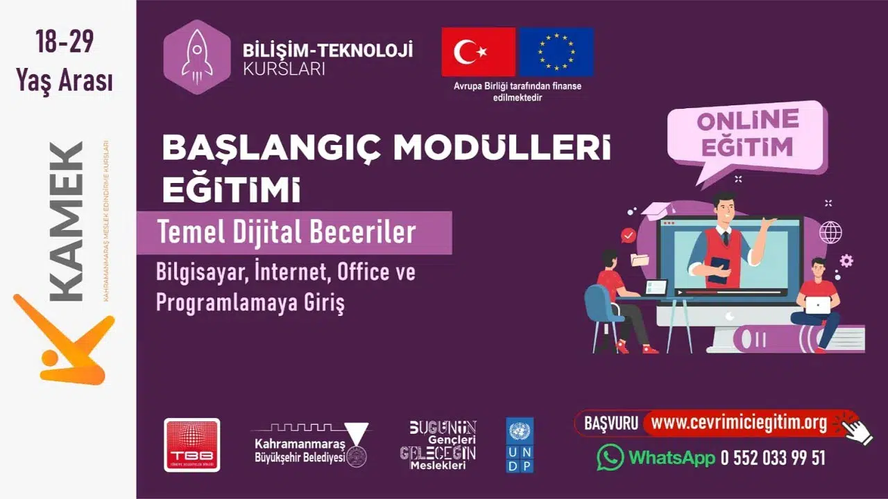 Kahramanmaraş'ta Gençler İçin Dijital Eğitim Programı Başlattı