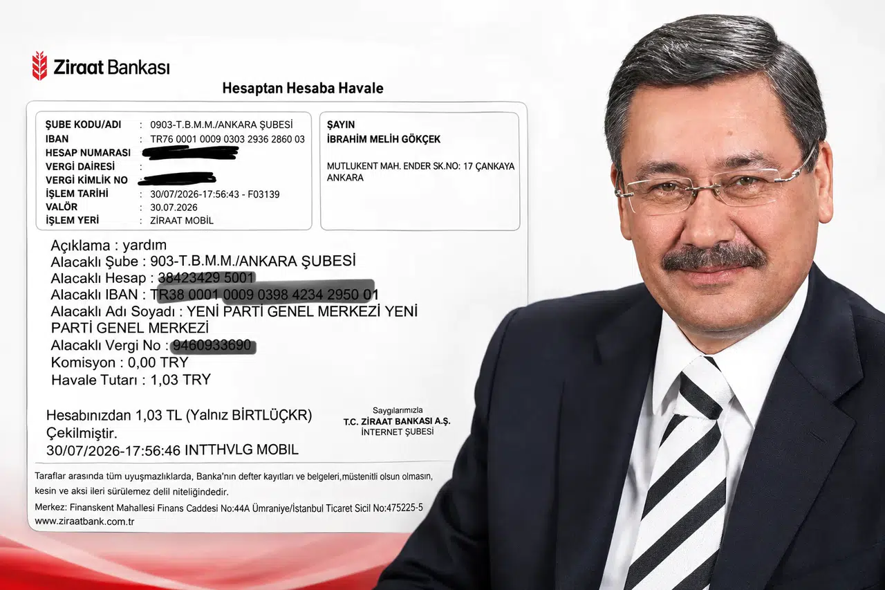Melih Gökçek’ten Özgür Özel’e Manidar Bağış