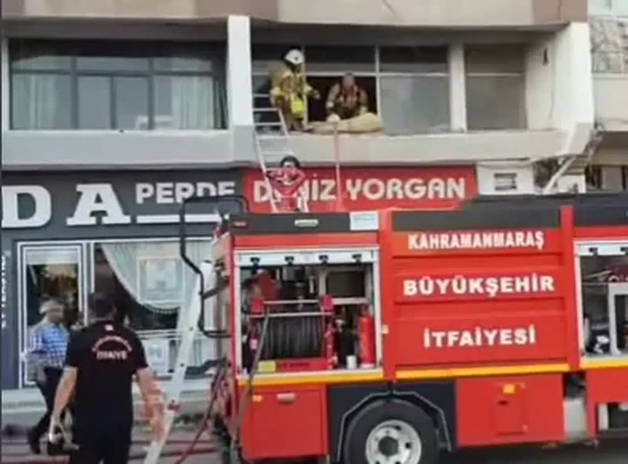 Kahramanmaraş’ta İş Yerinde Yangın