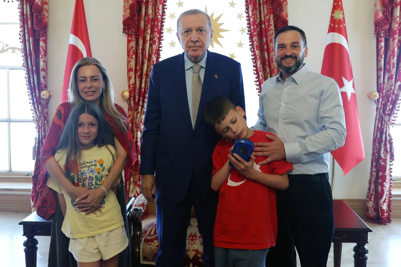 Cumhurbaşkanı Erdoğan, 'Cake Not Hate' kampanyasıyla tanınan Joshua Harris'i ağırladı