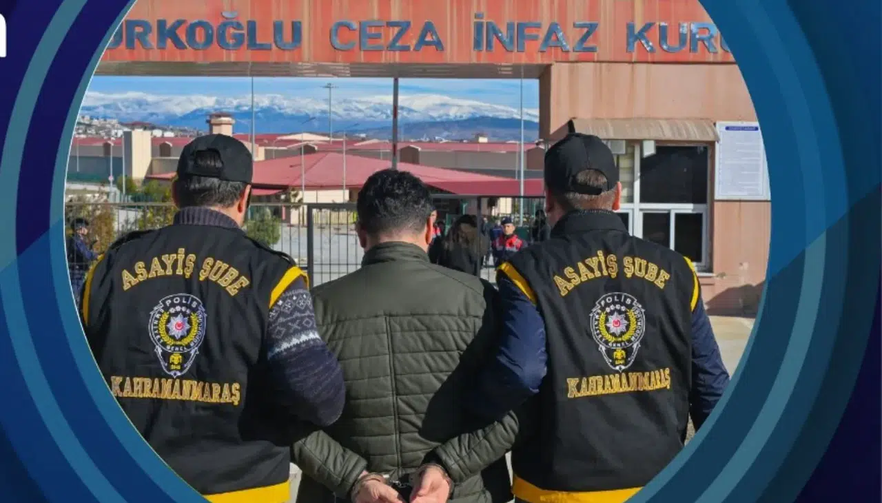 Kahramanmaraş'ta 10 Yıl Hapis Cezası Bulunan Firari Yakalandı