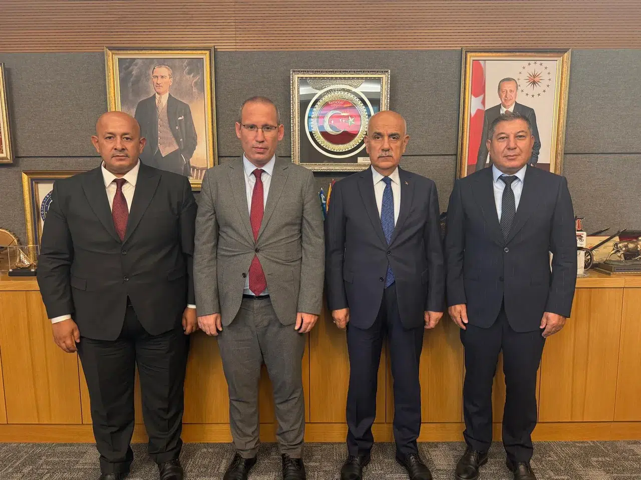 Prof. Dr. Vahit Kirişci, Türkoğlu Heyetini TBMM'de Ağırladı