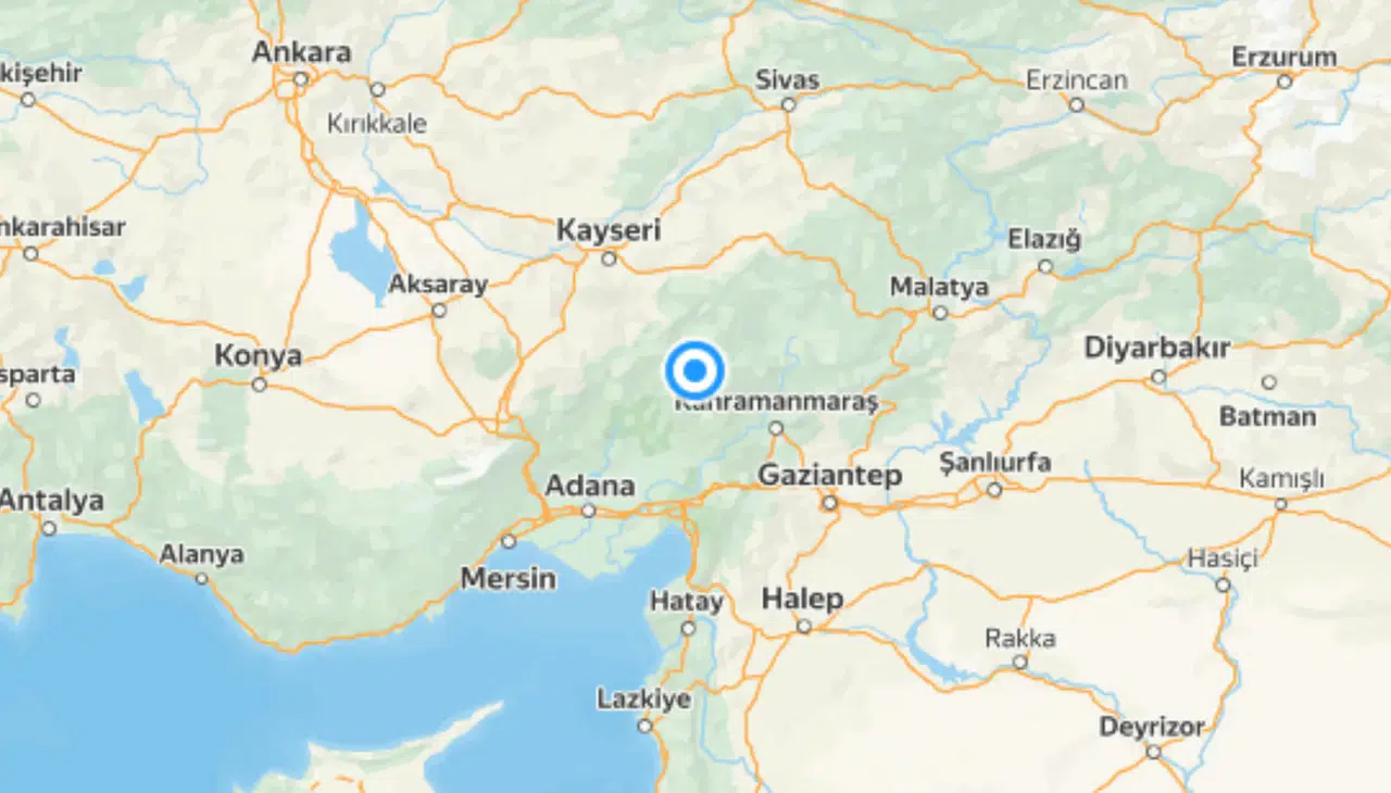 Kahramanmaraş Göksun'da 3.6 Büyüklüğünde Deprem