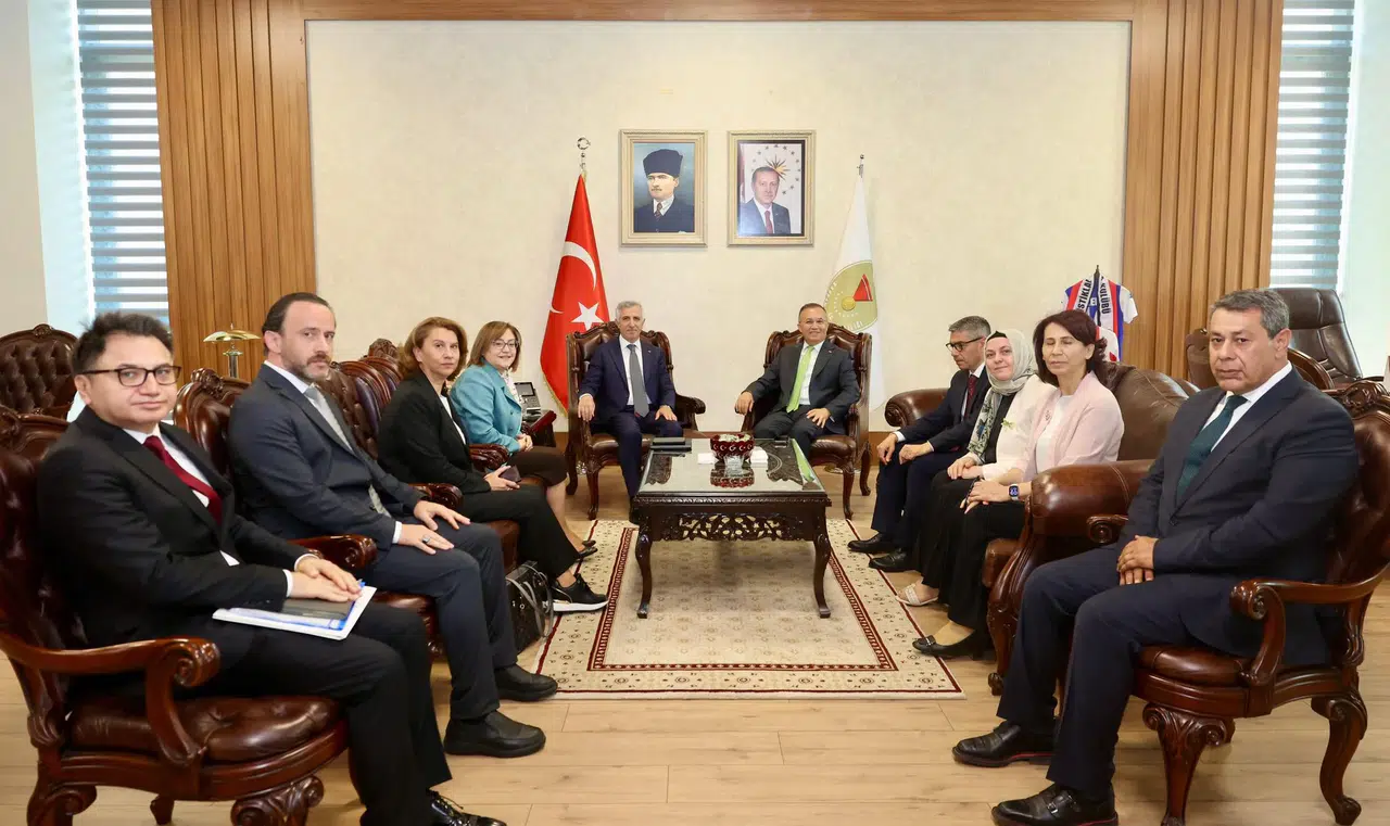 Gaziantep Heyetinden Vali Ünlüer'e Ziyaret