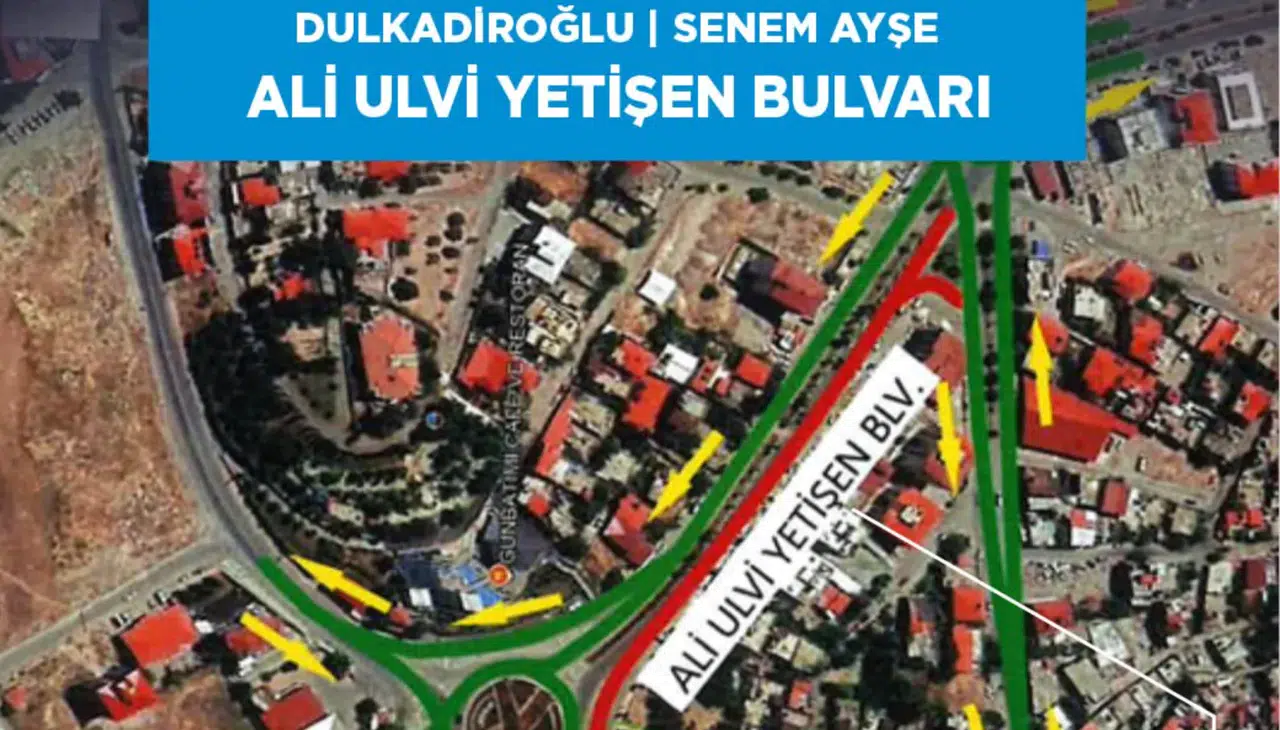 Kahramanmaraş'ta 3 Güzergâh Geçici Olarak Trafiğe Kapatılıyor