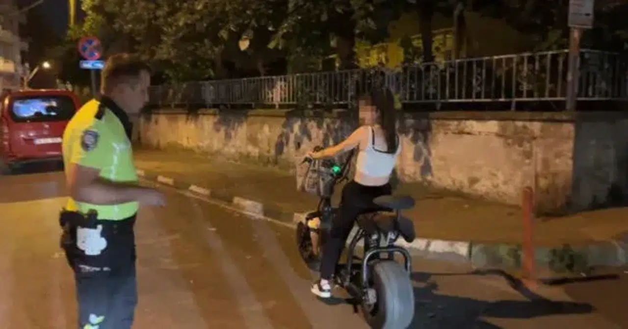 Alkollü Elektrikli Bisiklet Sürücüsüne 50 Bin TL Ceza!