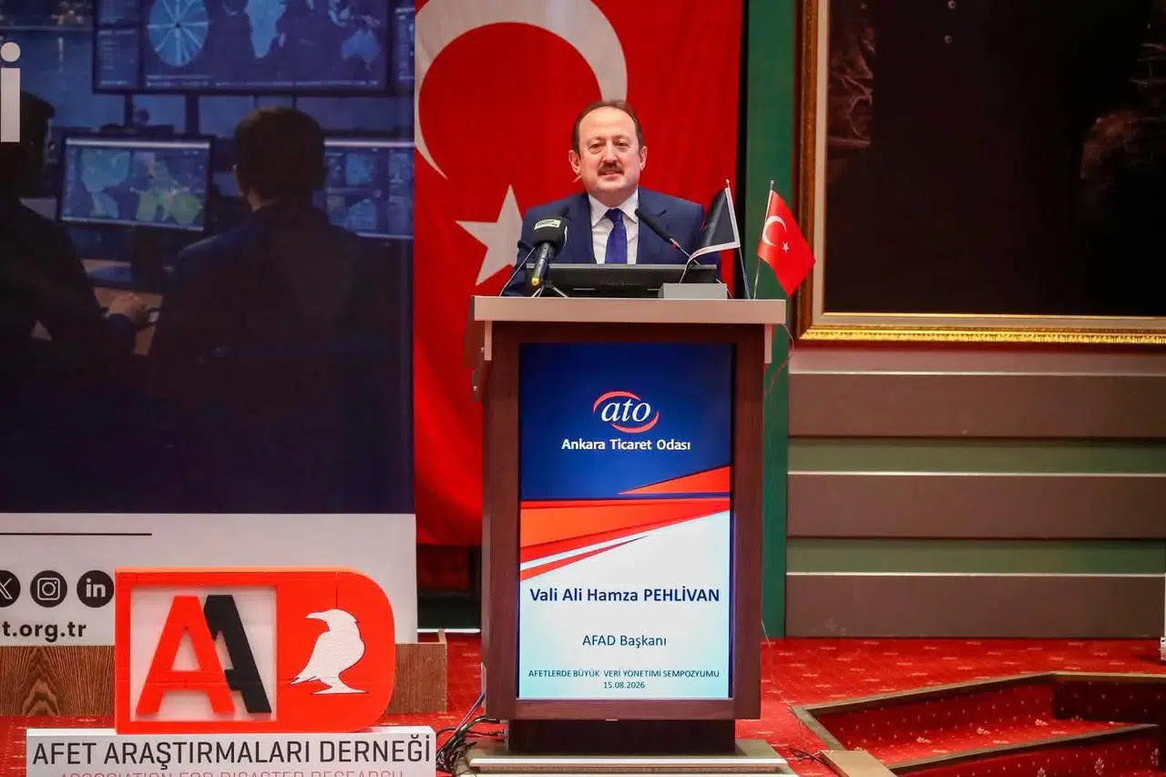 AFAD Başkanı Pehlivan Büyük Veri Sempozyumuna Katıldı