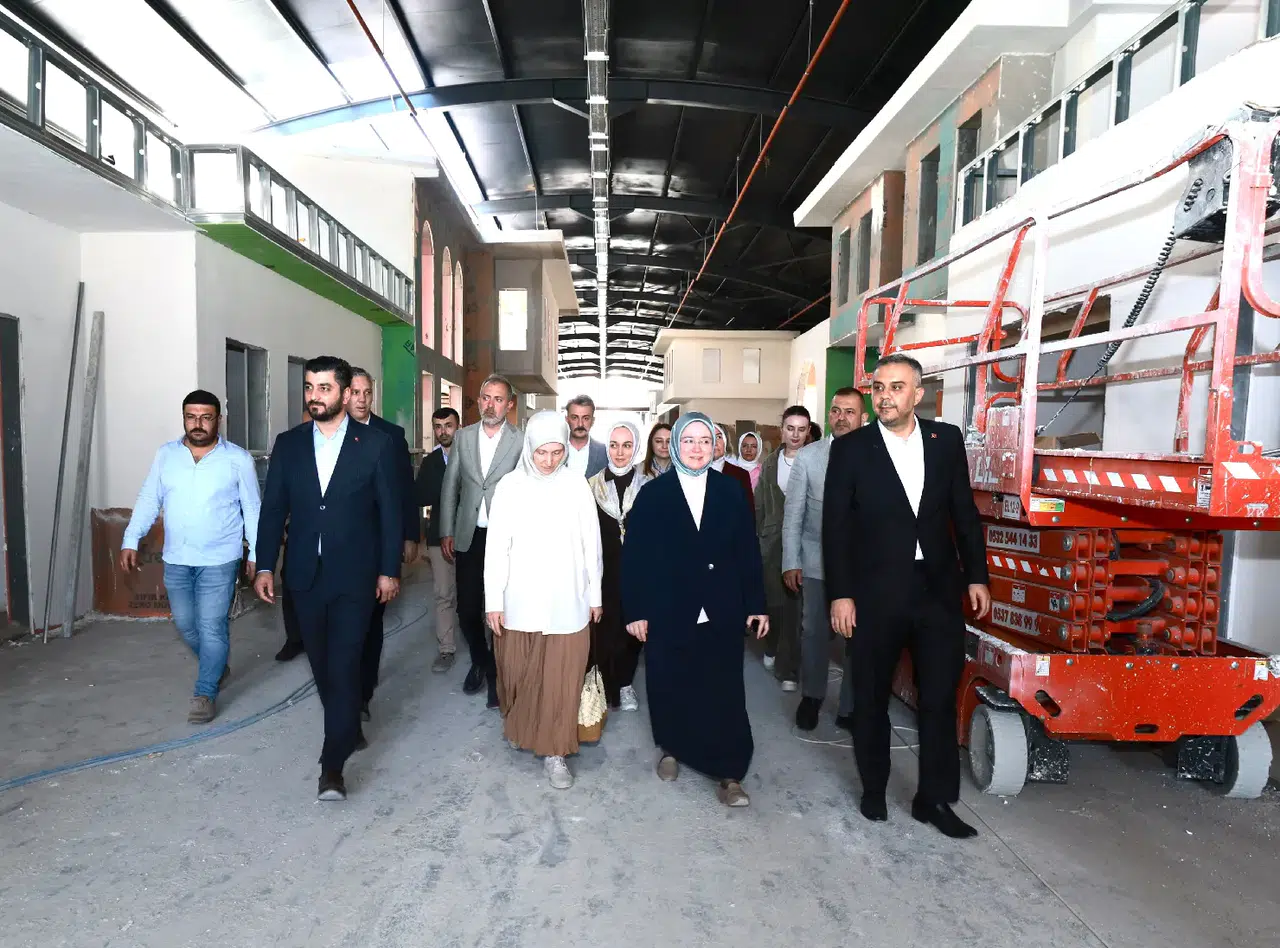 Milletvekili Köksal Kadın Emeği Çarşısı İnşaatını İnceledi