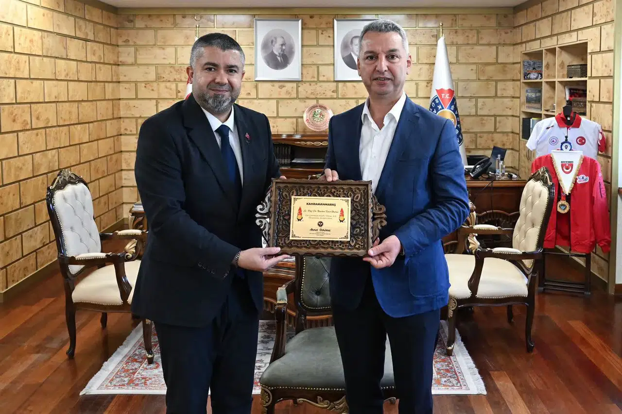 Ahmet Özkömeç’ten KSÜ Rektörü Okumuş’a Ziyaret