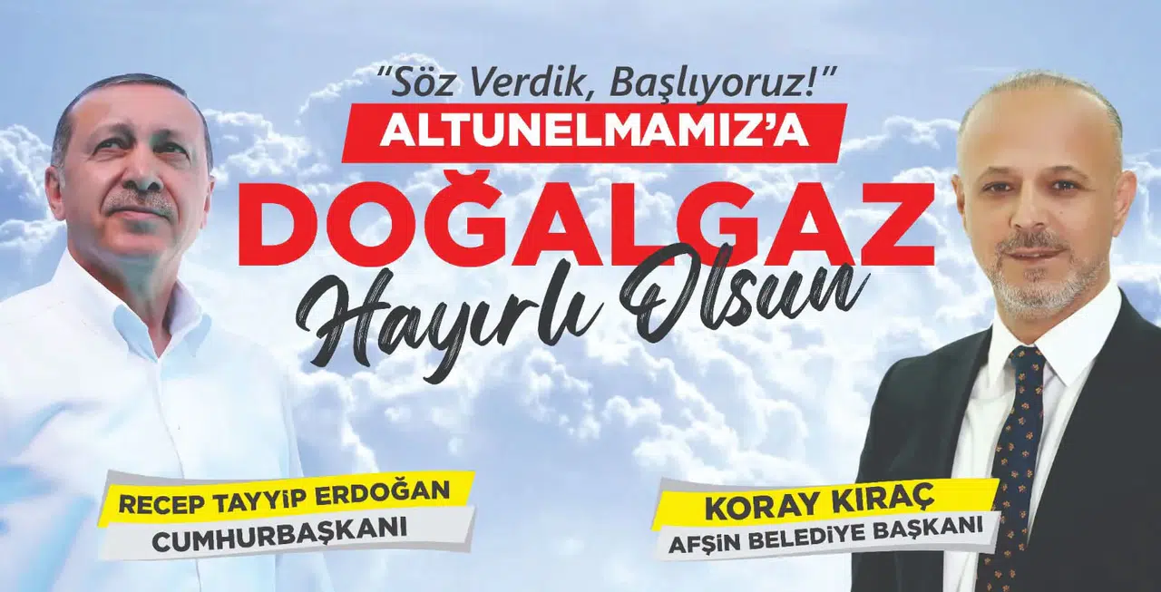 Afşin’de Doğalgazın Yeni Adresi Altunelma