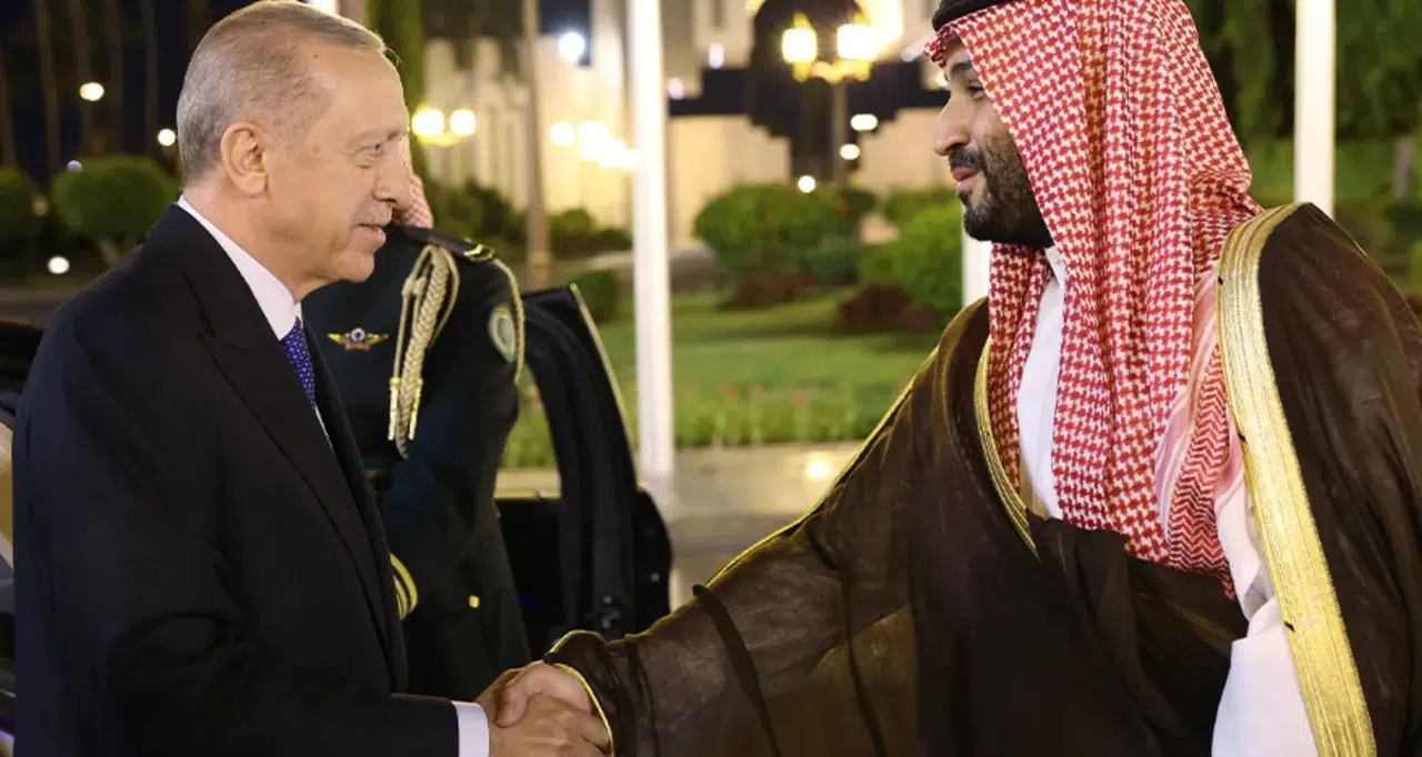 Erdoğan ile Suudi Arabistan Veliaht Prensi Bin Selman Gazze’yi Görüştü