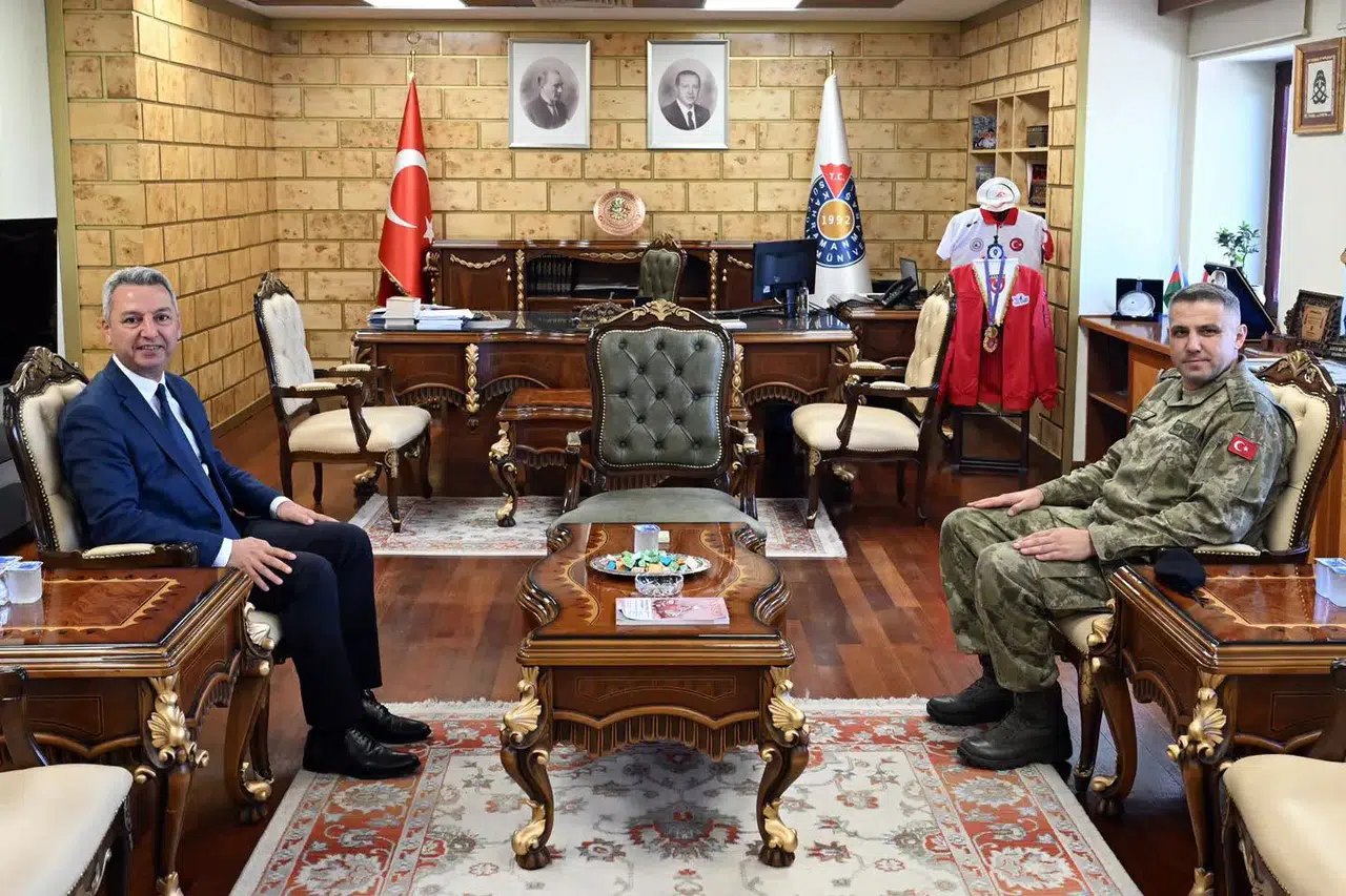 Tuğgeneral Mahmut Sert’ten KSÜ Rektörüne Veda Ziyareti
