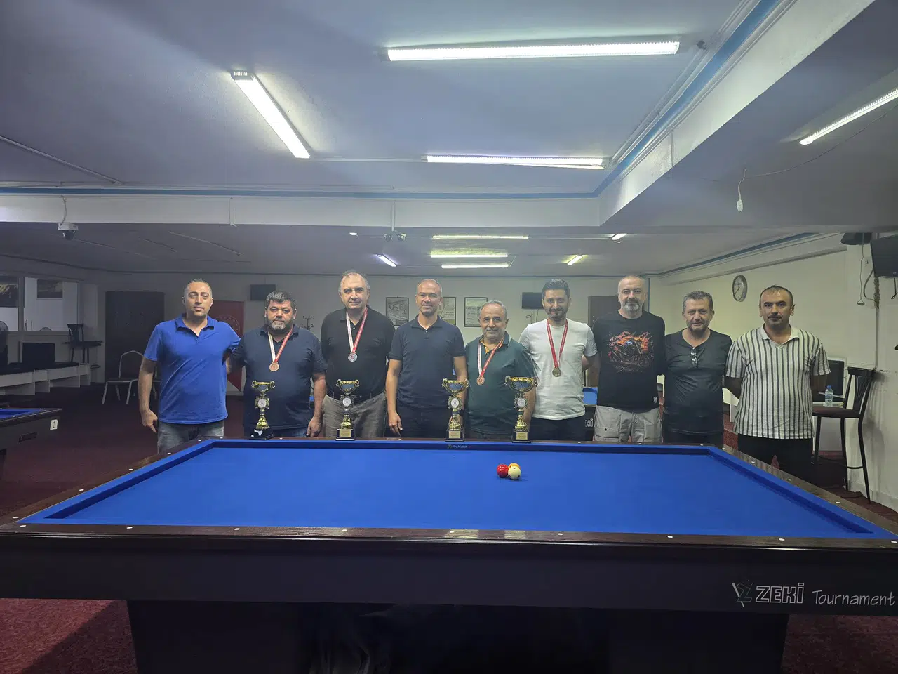 Kahramanmaraş’ta Zafer Kupası Bilardo Turnuvası Tamamlandı