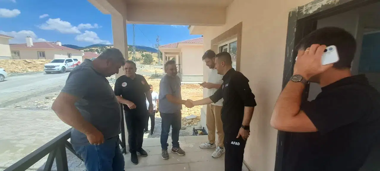 Kazanlıpınar’da Kırsal Afet Konutlarında Saha İncelemesi