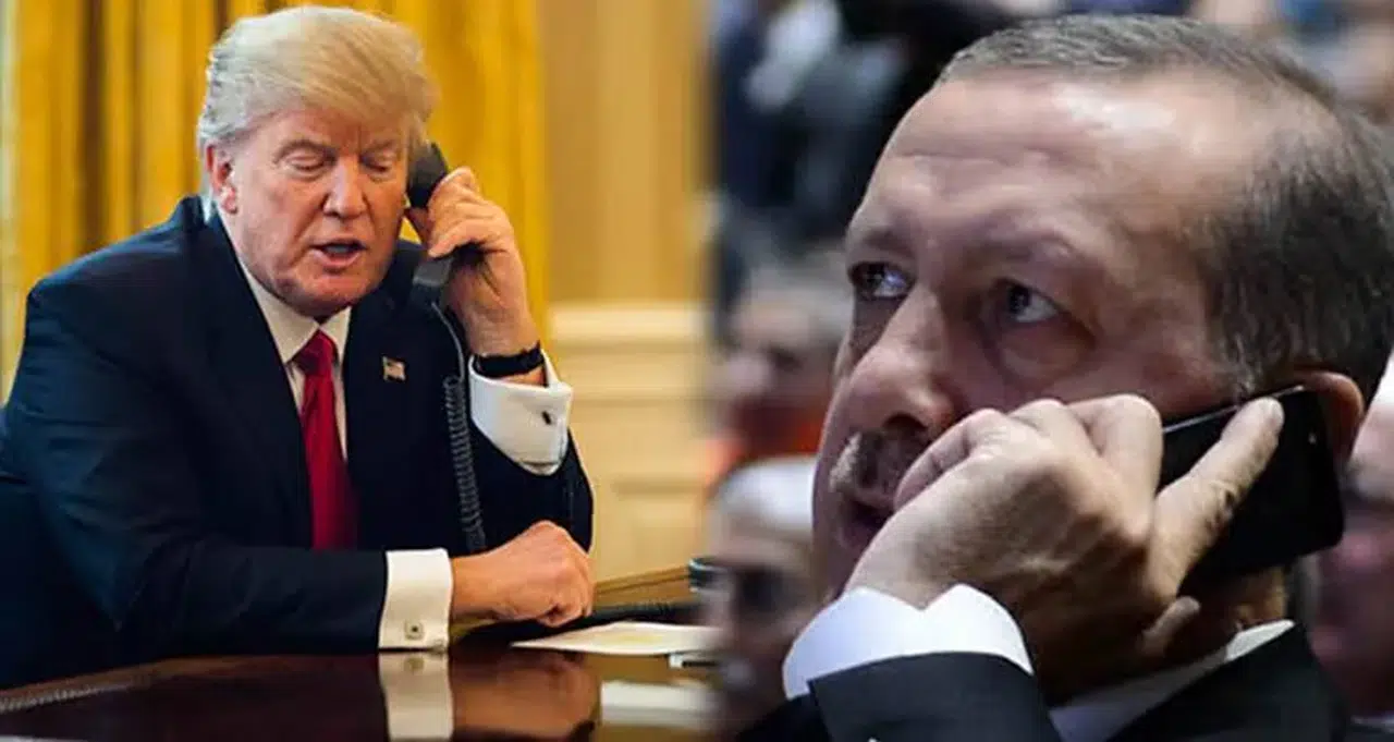 Cumhurbaşkanı Erdoğan İle ABD Başkanı Trump Telefonda Görüştü