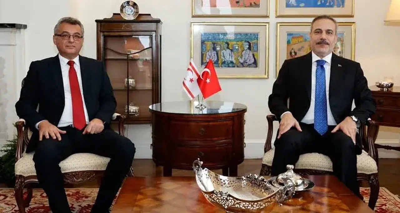 Bakan Fidan, KKTC Cumhurbaşkanı Erhürman ile New York’ta Görüştü