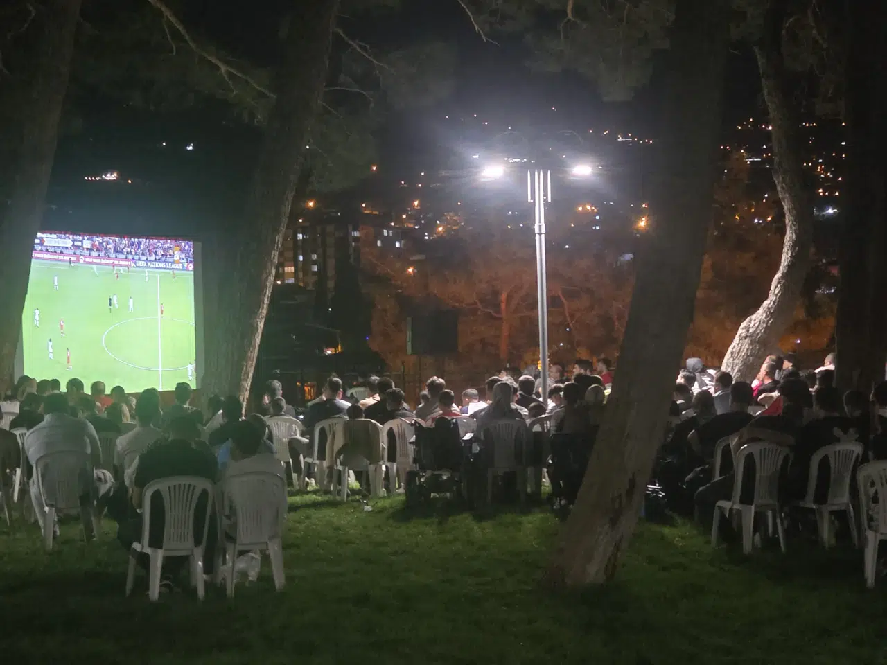 Kahramanmaraş Kalesi’nde milli maç heyecanı yaşandı