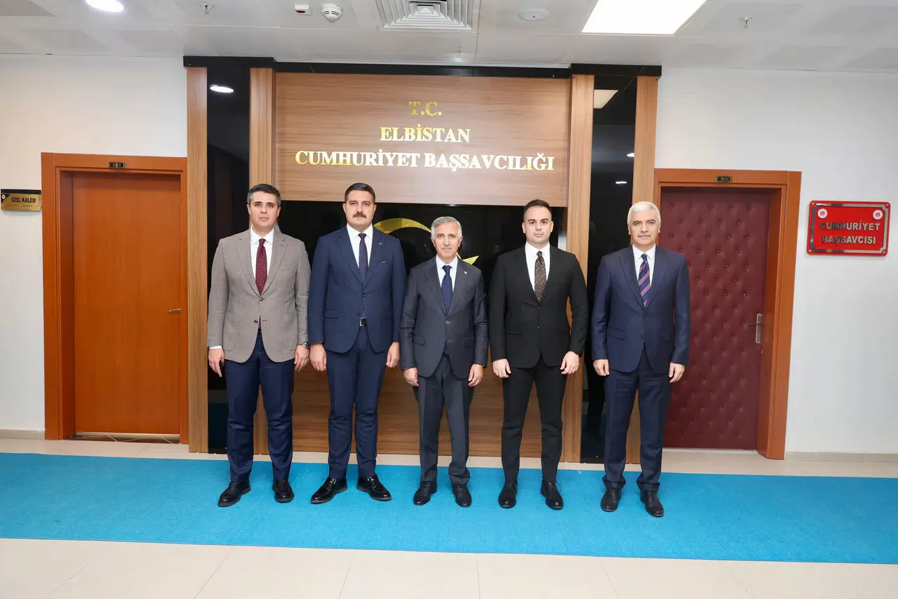 Vali Mükerrem Ünlüer’den Elbistan Adliyesine Ziyaret
