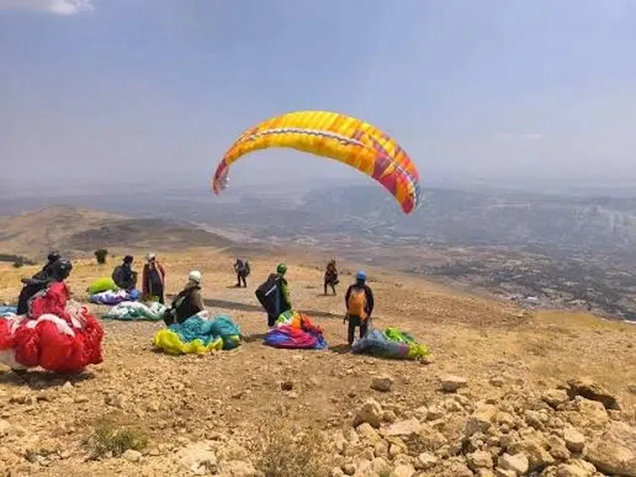 Andırın Yamaç Paraşütü Festivali Gökyüzünü Renklendirdi