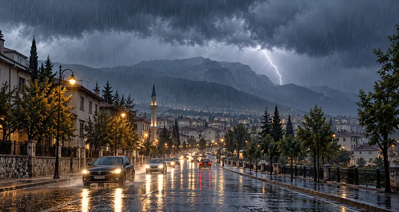 Kahramanmaraş’ın 4 İlçesinde Sağanak Yağış Uyarısı