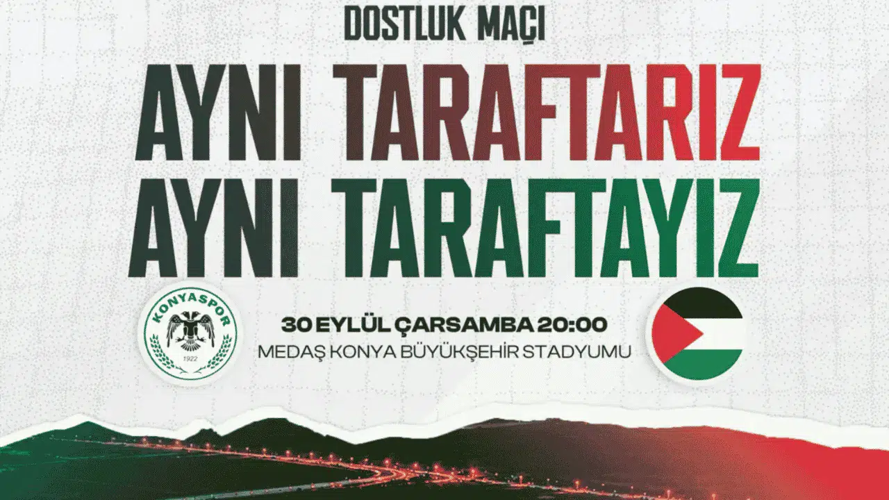 Konyaspor ile Filistin Millî Takımı Sahaya Çıkıyor