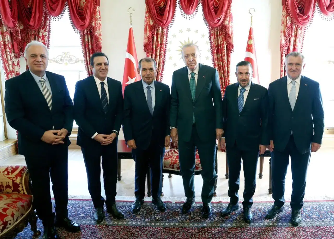 Cumhurbaşkanı Erdoğan, 4 Büyük Kulübün Başkanlarını Kabul Etti