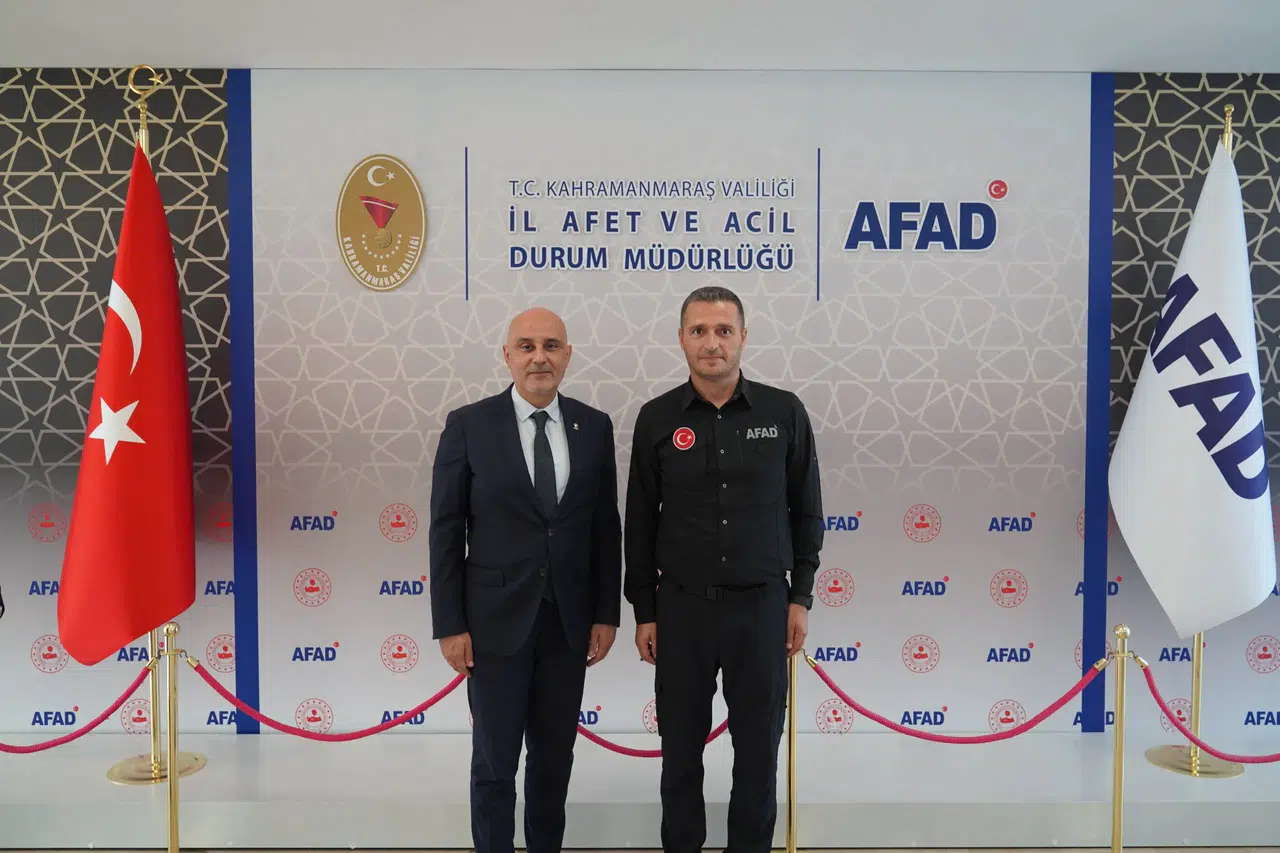 Burak Gül’den AFAD İl Müdürü Erdal Kan’a Ziyaret