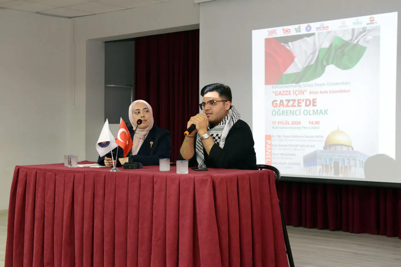KSÜ’de Gazze’de Öğrenci Olmak Söyleşisi Düzenlendi
