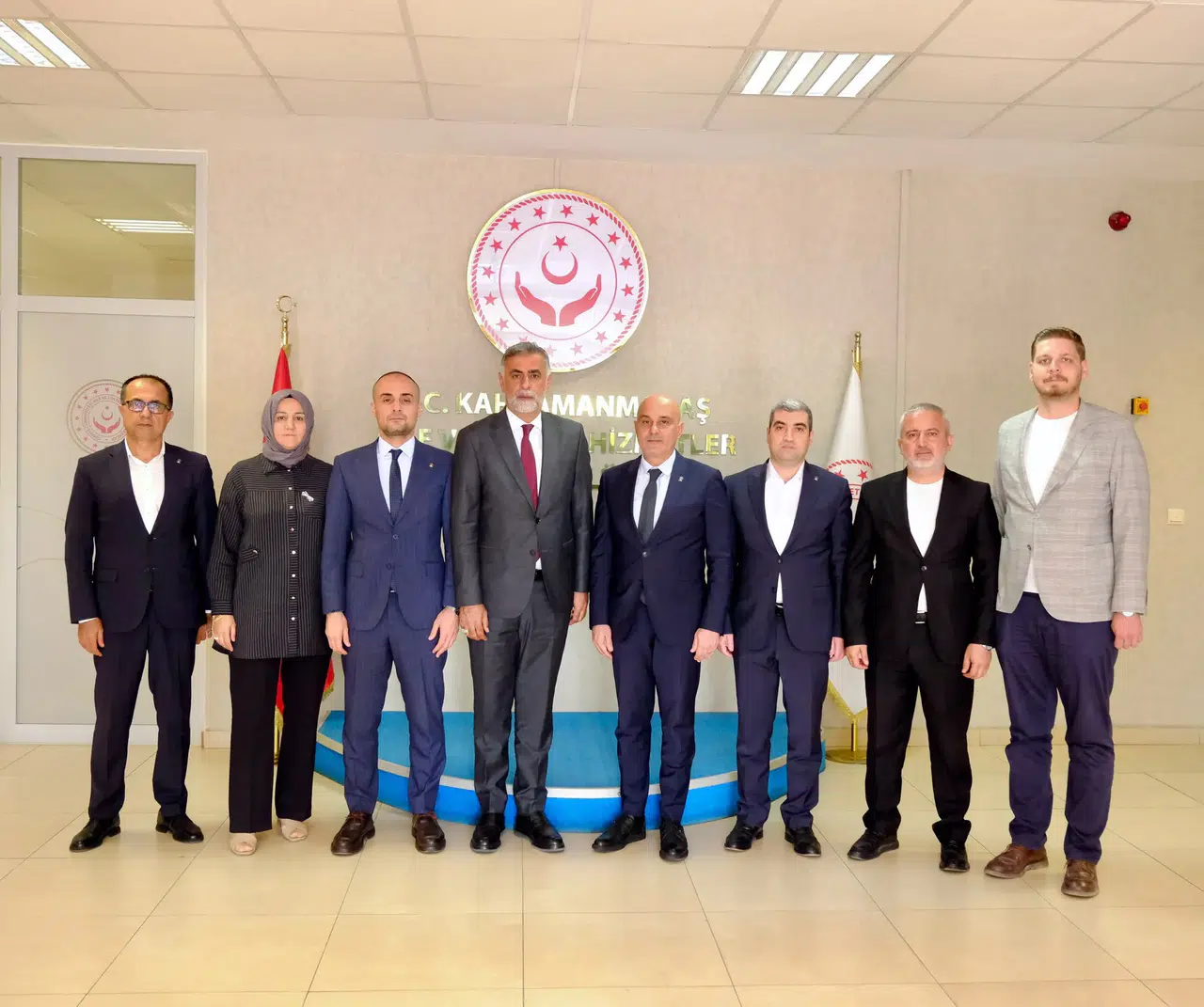 Burak Gül ve İl Yönetiminden Emre Çalğan’a Ziyaret
