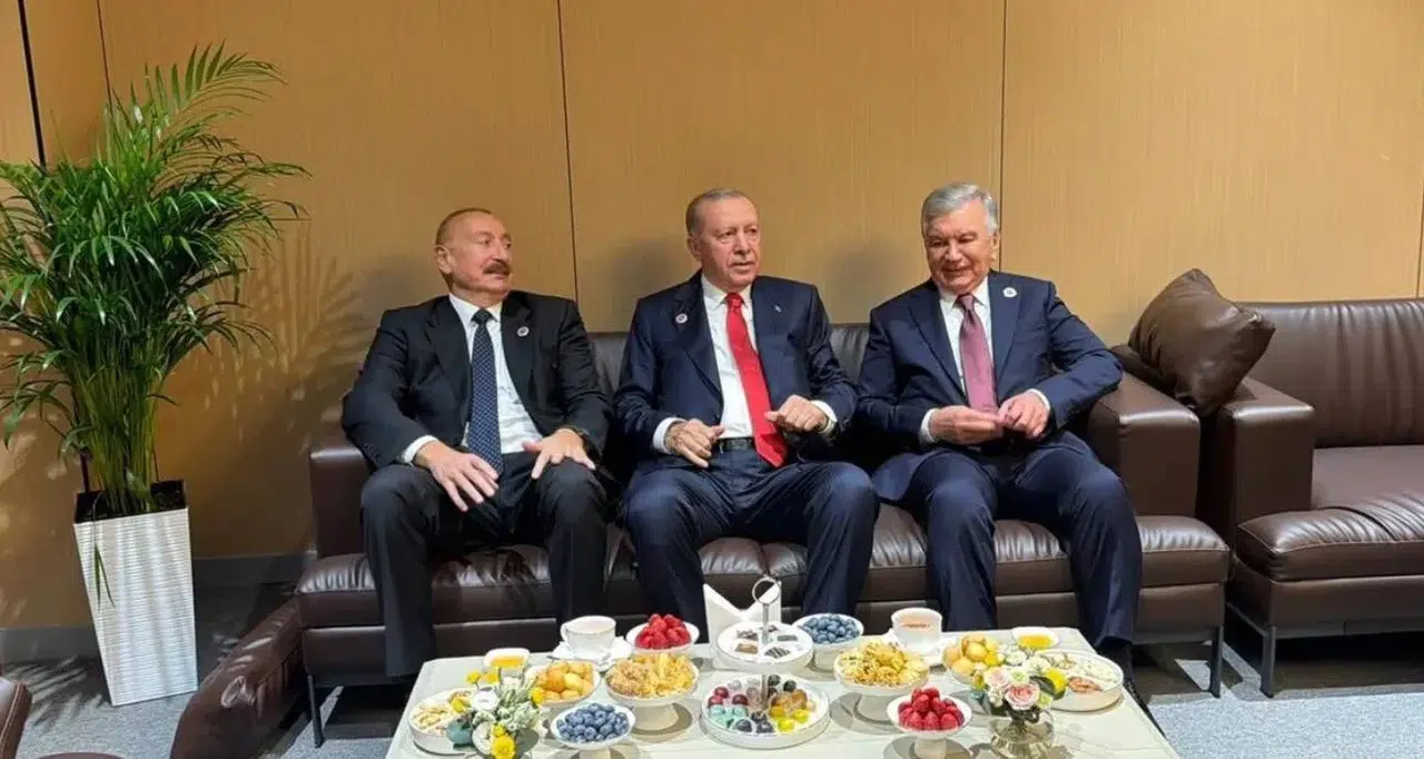 Erdoğan, Aliyev ve Mirziyoyev ile Bişkek’te Görüştü