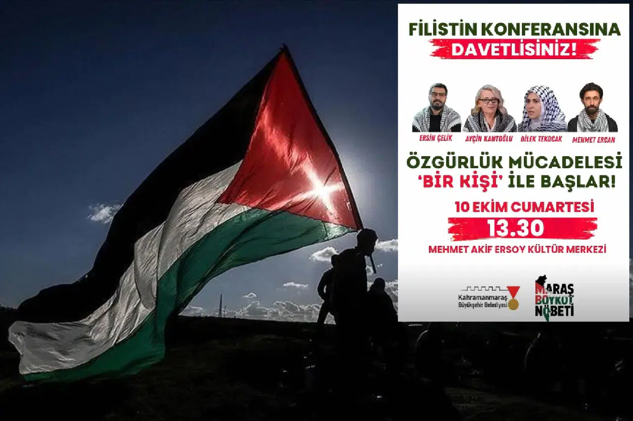 Kahramanmaraş’ta Filistin Konferansı Düzenlenecek