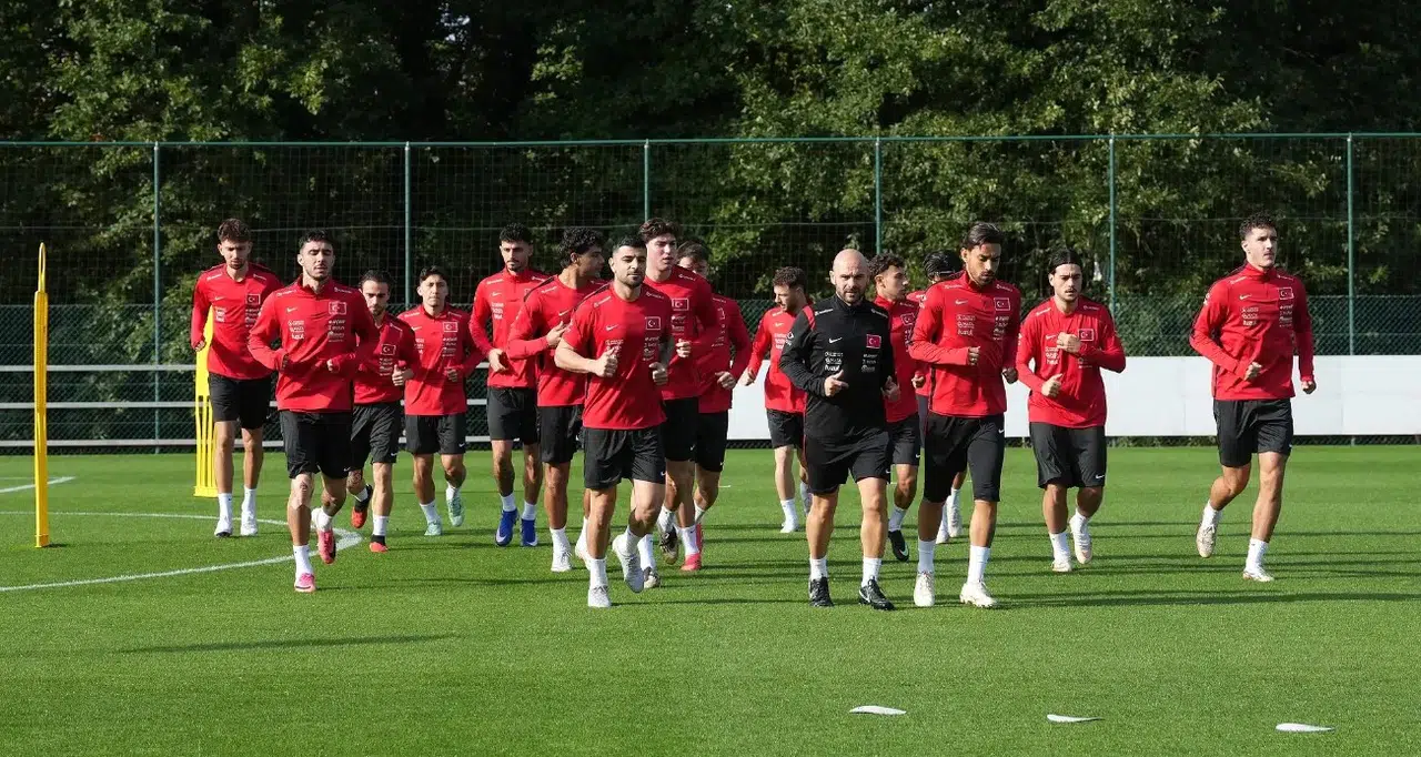 A Milli Takım İtalya Maçı Hazırlıklarına Belçika’da Başladı